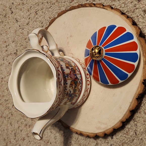 Vintage Sadler Edwardian Entertainment Carousel Design Teapot - Picture 3 of 8